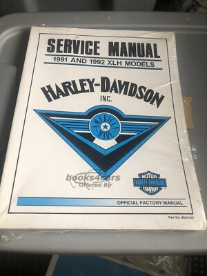 view cover of 1991-1992 XLH Models Shop Service Repair Manual by Harley Davidson