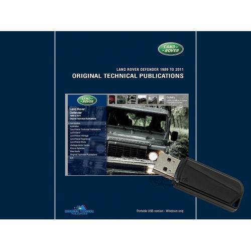 view cover of 1983-2011 90 110 130 & XD Military Shop Service Repair Manual by Land Rover on DVD CD