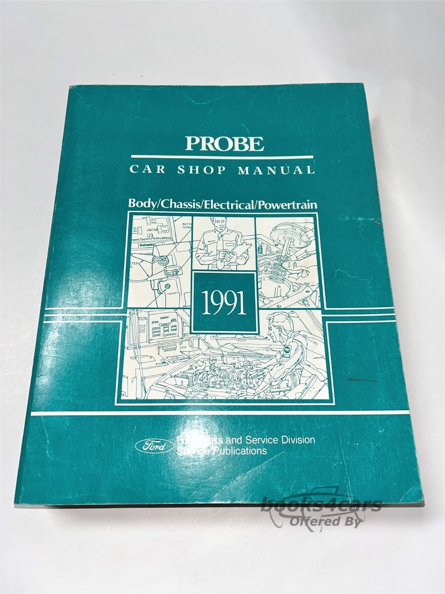 view cover of 1991 Probe Shop Service Repair Manua by Ford