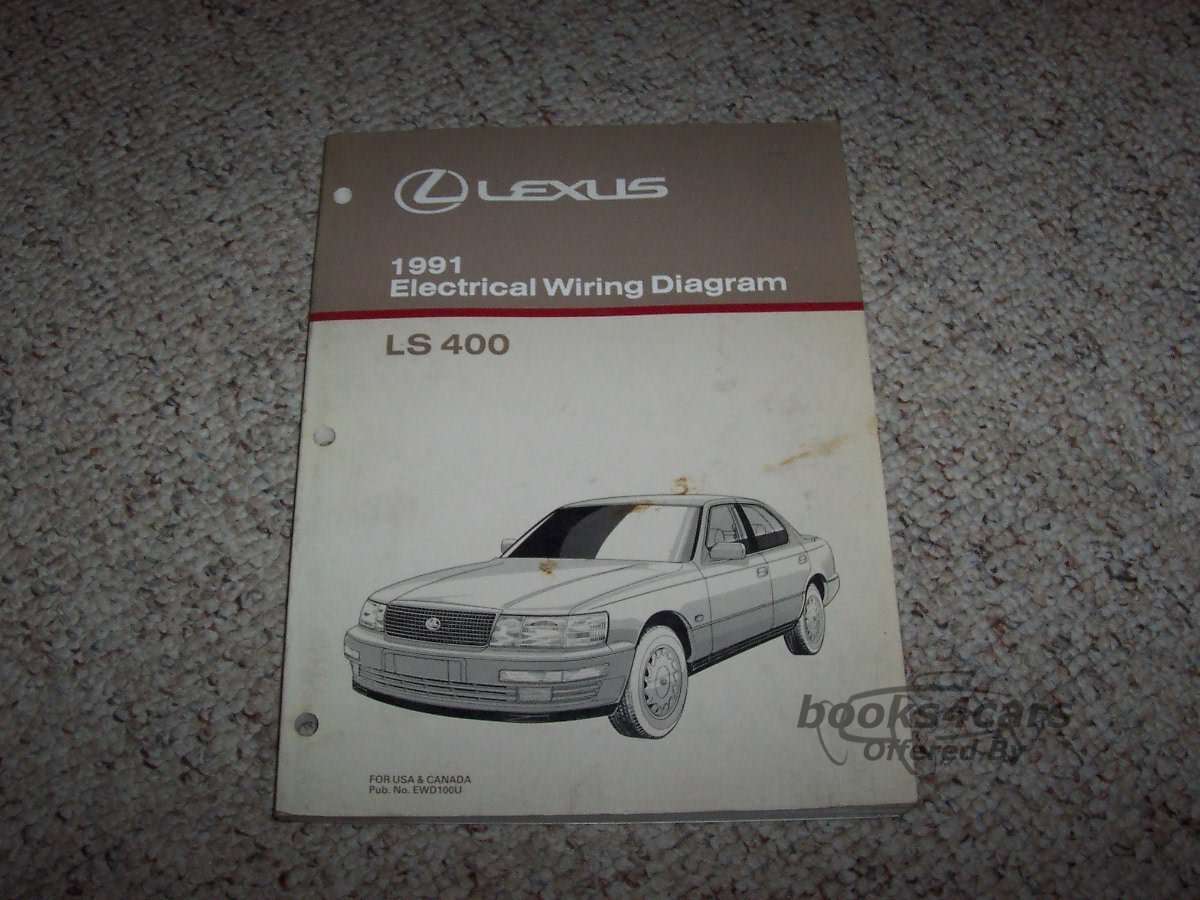 view cover of 1991 LS400 Electrical wiring diagram Manual by Lexus for LS 400