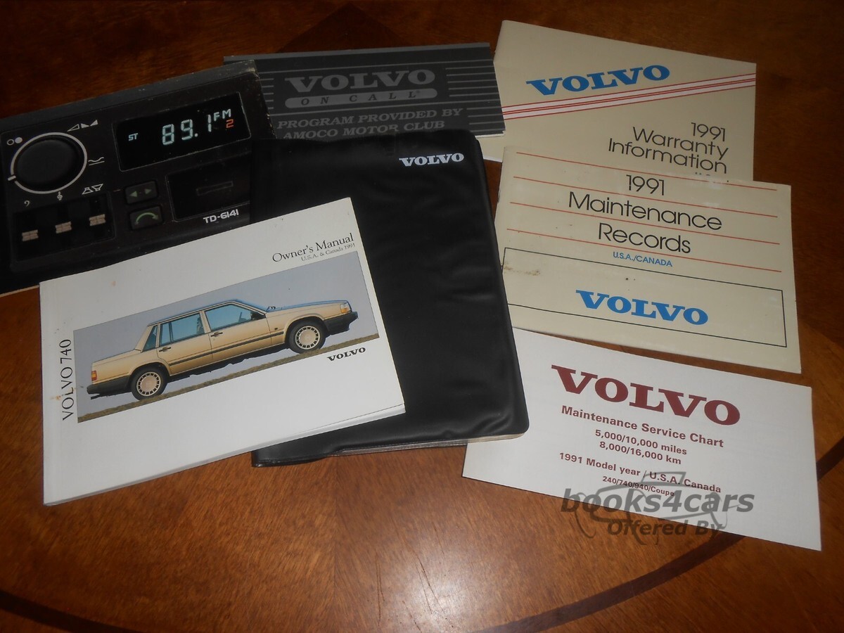 view cover of 1991 940 Owners Manual by Volvo
