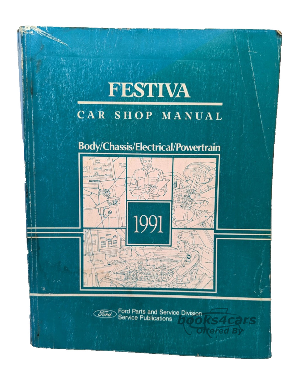 view cover of 1991 Festiva Service Manual by Ford