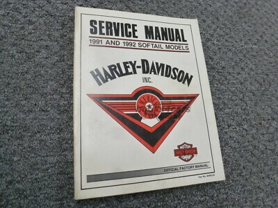 view cover of 1991-1992 FX Softail Shop Service Repair Manual by Harley Davidson