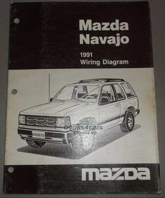 view cover of 1991 Navajo wiring diagram manual by Mazda