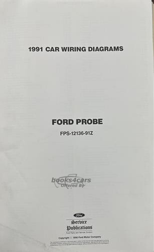 view cover of 1991 Probe 11