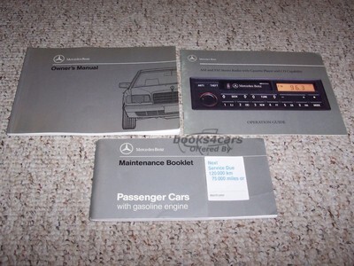 view cover of 1991 Gasoline Engine Passenger Car Maintenance Book for Mercedes