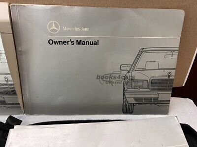 view cover of 1991 350SD 350SDL Turbo owner's manual by Mercedes