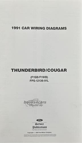 view cover of 1991 Thunderbird Cougar 11