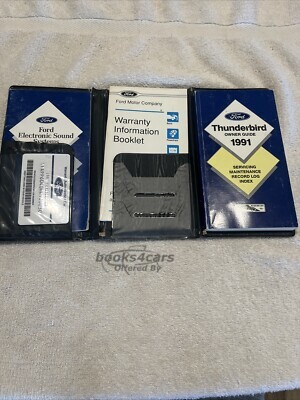 view cover of 1991 Tbird Owners Manual for Thunderbird by Ford