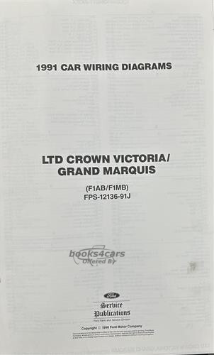 view cover of 1991 LTD Crown Victoria Grand Marquis 11