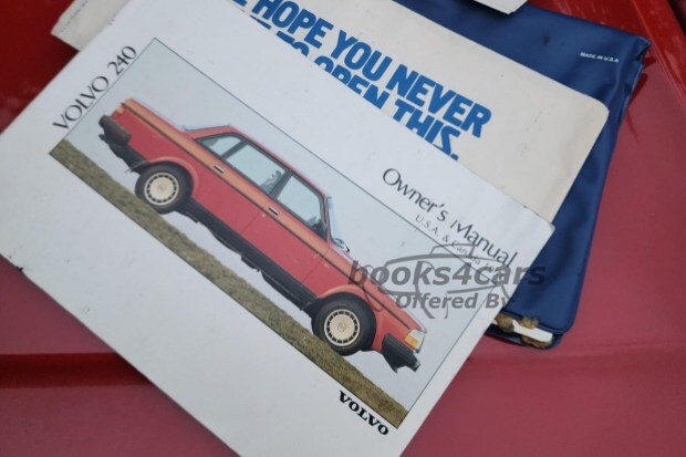 view cover of 1991 Volvo 240 Owners Manual by Volvo