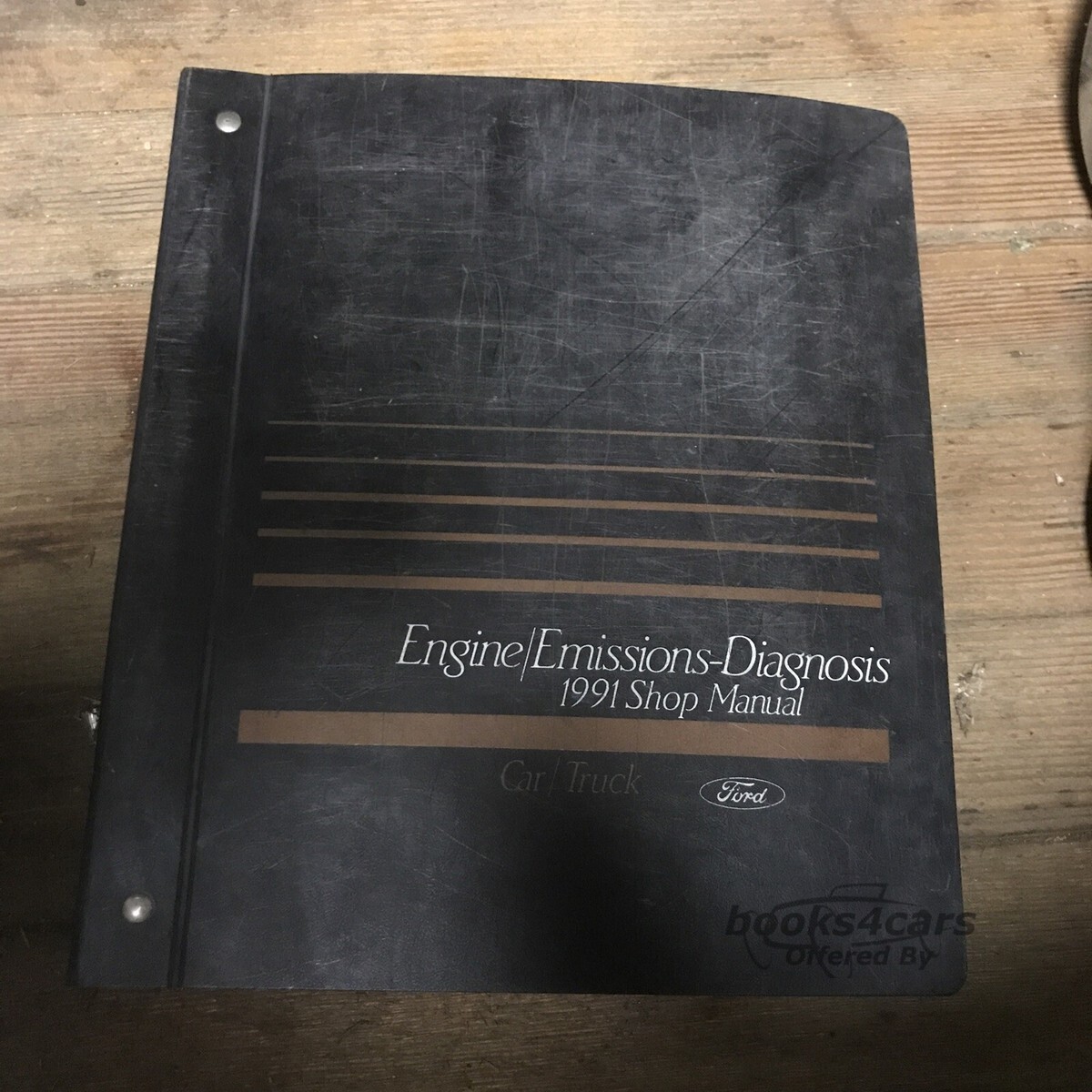 view cover of 1991 Emissions diagnostic shop service Manual by Ford Lincoln Mercury all models cars trucks