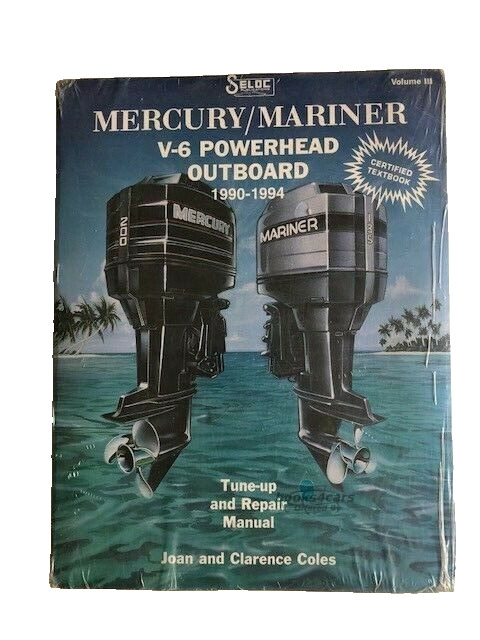 view cover of 1990-1994 Mercury & Mariner Outboards 1-2 Cyl Covers all 2.5-25 Hp 1 and 2 cylinder 2 stroke models Maintenance and Repair Manuals