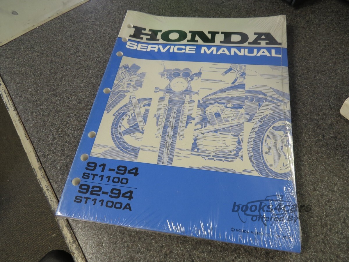 view cover of 1991-1994 ST1100 ST1100A Shop Service Repair Manual by Honda ST 1100
