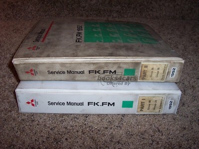view cover of 1992 Fuso Commercial Trucks FK FM Shop Service Repair Manual 2 Vol Set by Mitsubishi