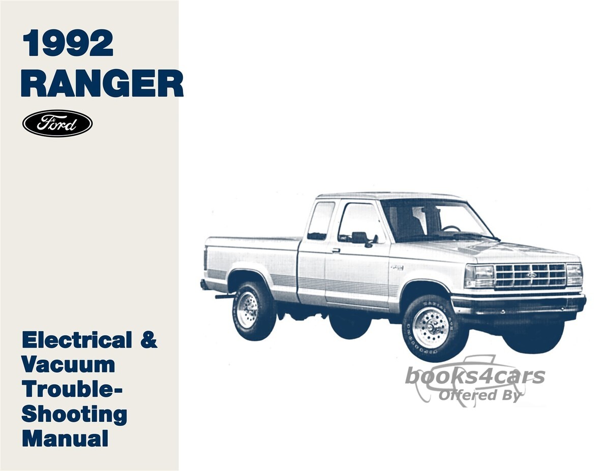 view cover of 1992 Ranger Electrical & Vacuum Troubleshooting Manual by Ford Truck