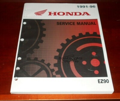 view cover of 1991-1996 EZ90 Cub Shop Service Repair Manual by Honda