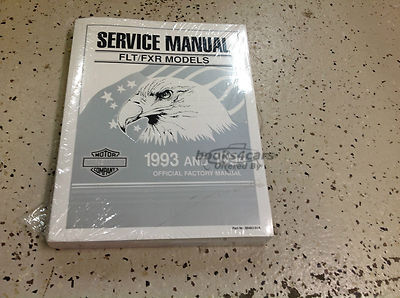 view cover of 1993-1994 FLT FXR Models Shop Service Repair Manual by Harley-Davidson