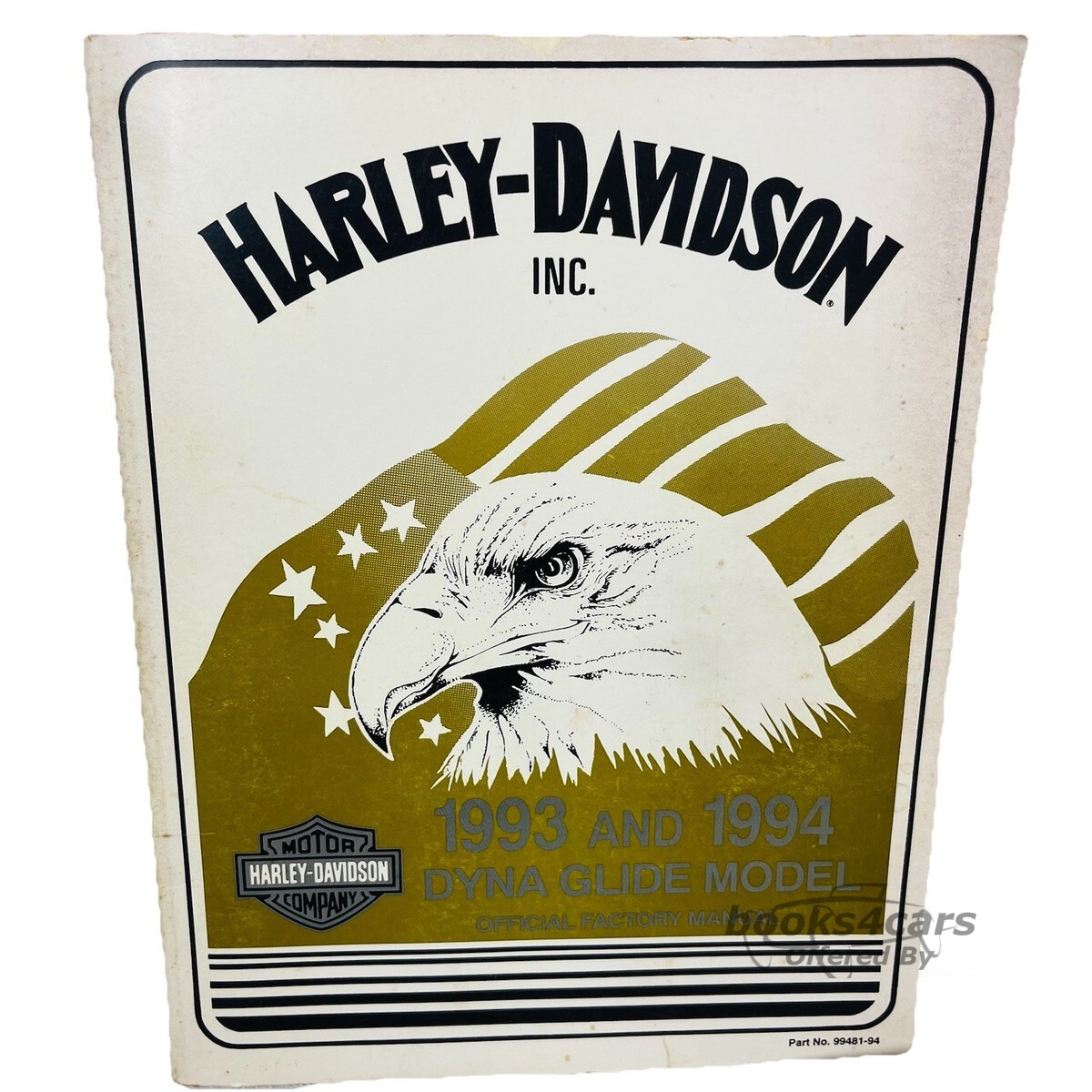 view cover of 1993-1994 Dyna Glide Shop Service Repair Manual by Harley Davidson