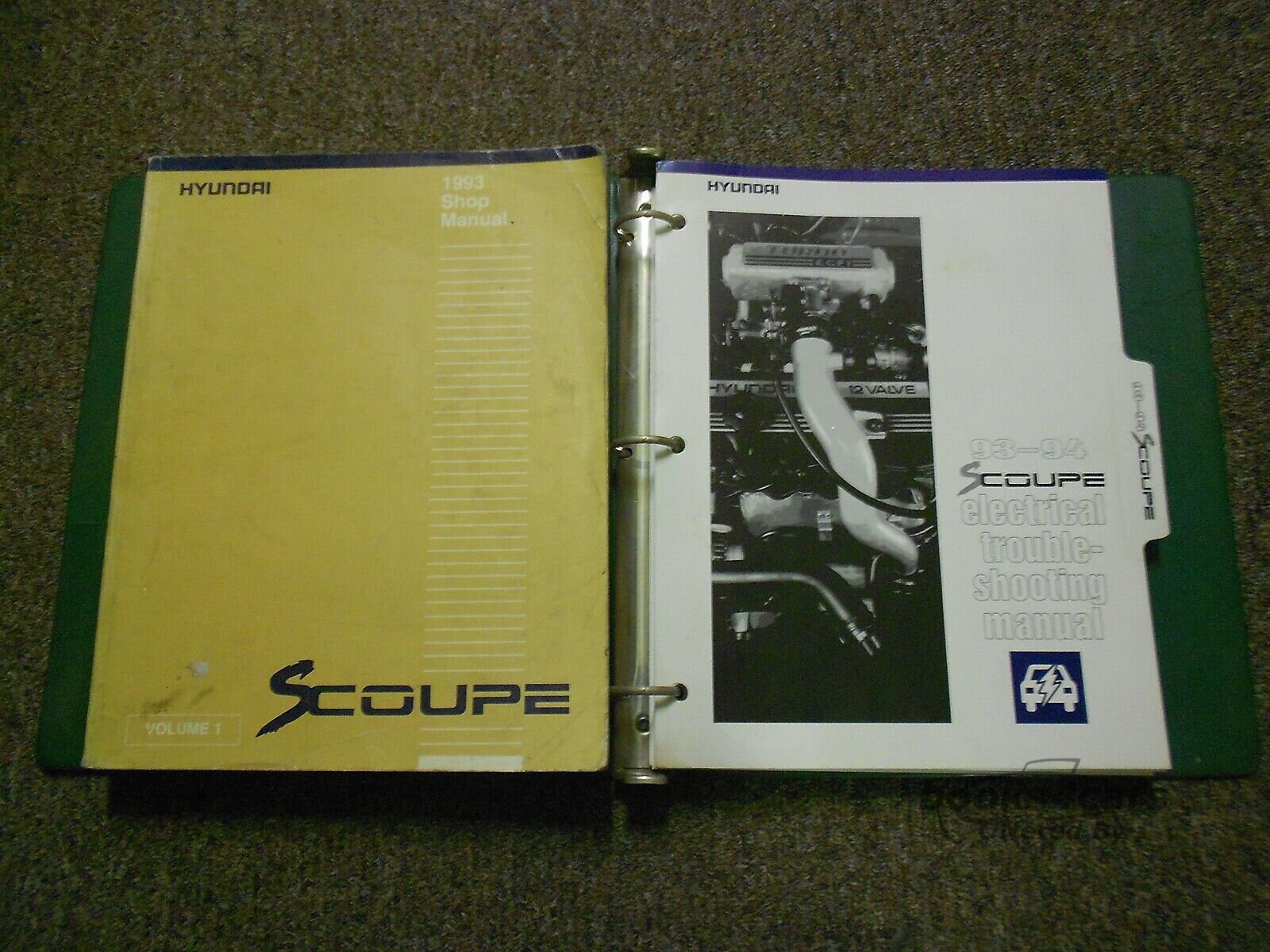 view cover of 1993-1994 Scoupe Electrical Manual by Hyundai