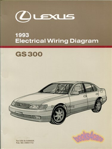 view cover of 1993 GS300 Electrical Wirigin Diagrams Shop Service Repair Manual by Lexus