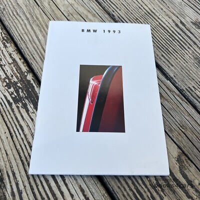 view cover of 1993 BMW Range Sales Brochure