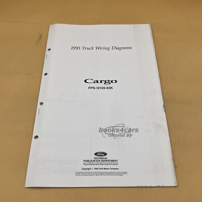view cover of 1993 Cargo Truck Electrical & Vacuum Troubleshooting Manual by Ford
