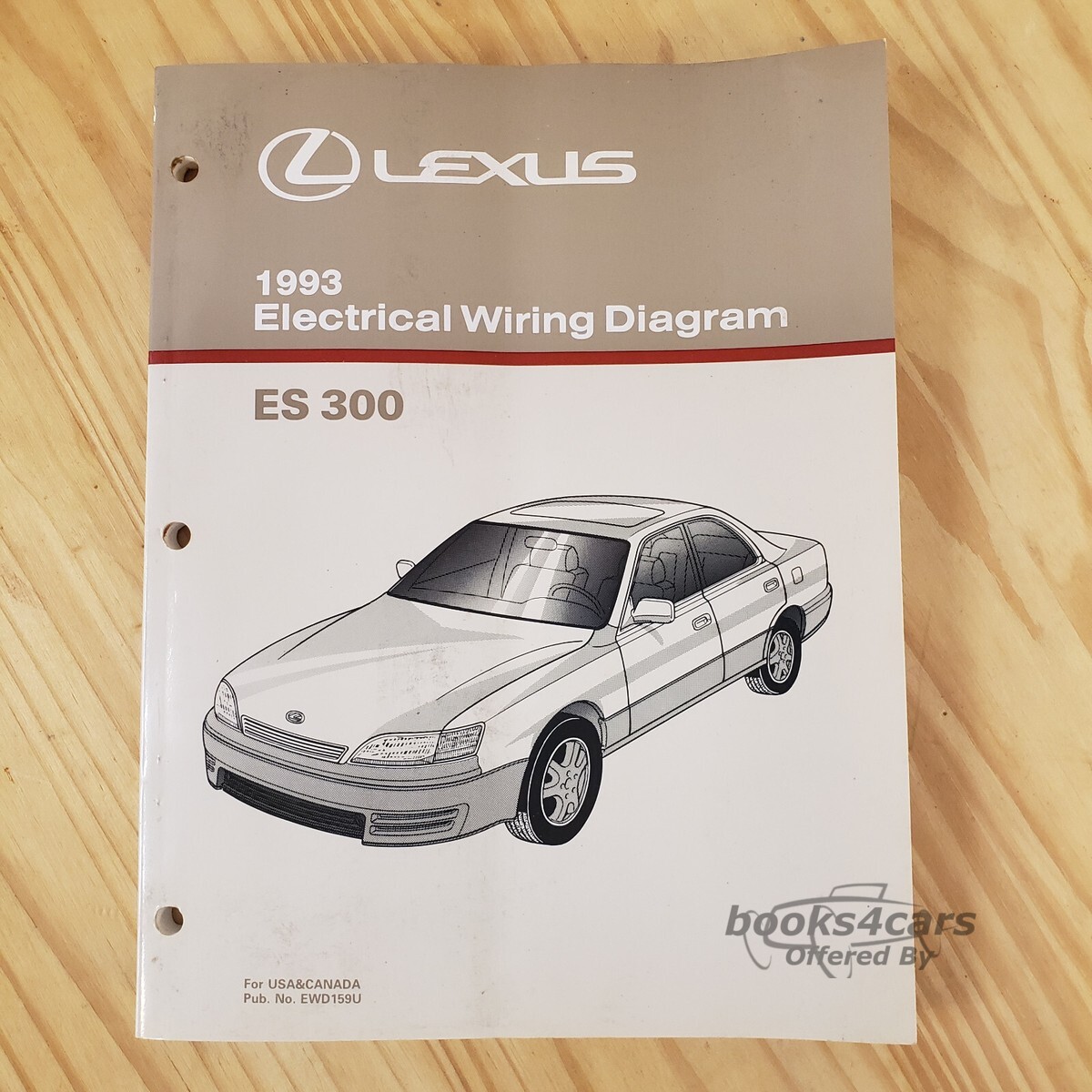 view cover of 1993 ES300 Electrical Wiring Diagram Shop Service Repair Manual by Lexus for 1993 ES 300