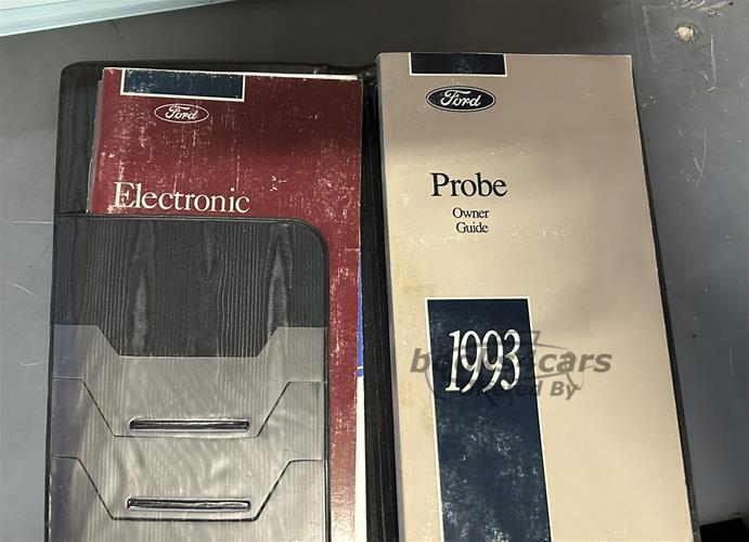 view cover of 1993 Probe owners manual by Ford