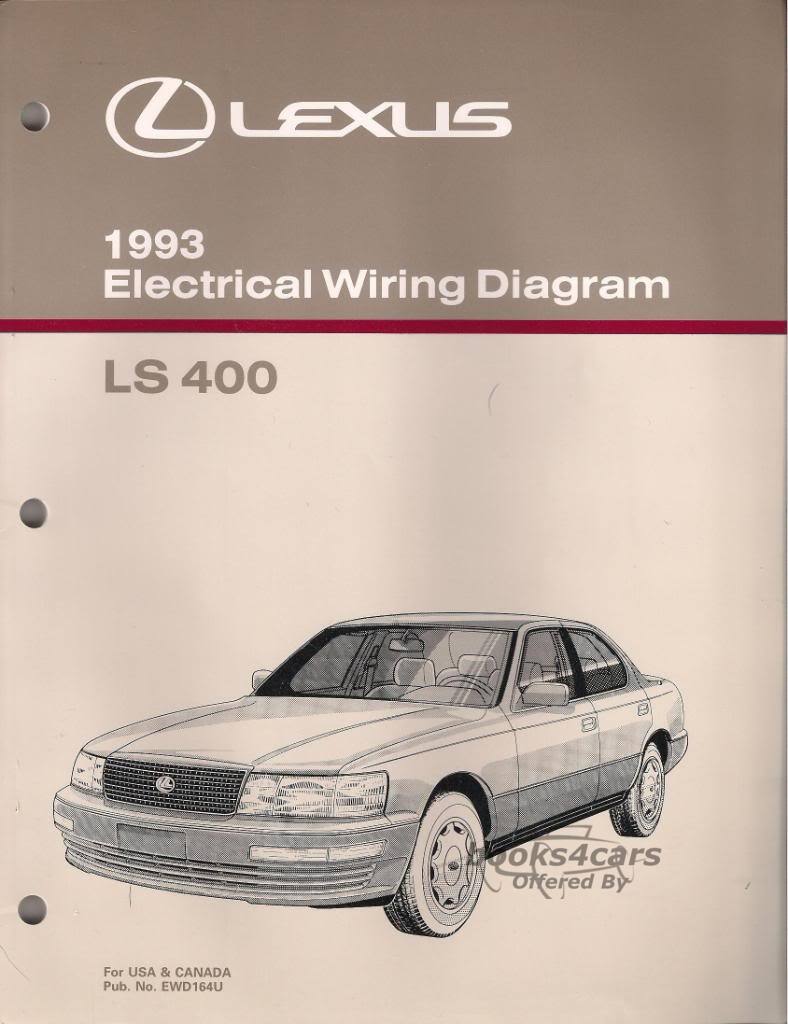 view cover of 1993 LS400 Electrical Wiring Diagram Manual by Lexus for LS 400