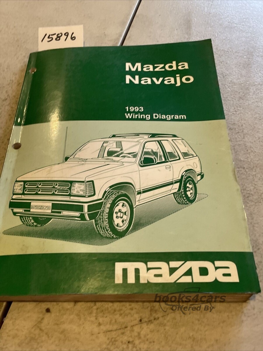 view cover of 1993 Navajo Wiring Diagrams by Mazda