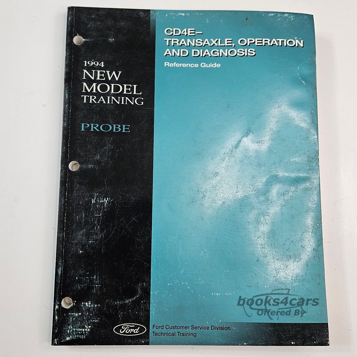 view cover of 1994 Ford Probe New Model Training Transaxle Operation and Diagnostics Reference Guide Shop Service Repair Manual for a 1994 Ford