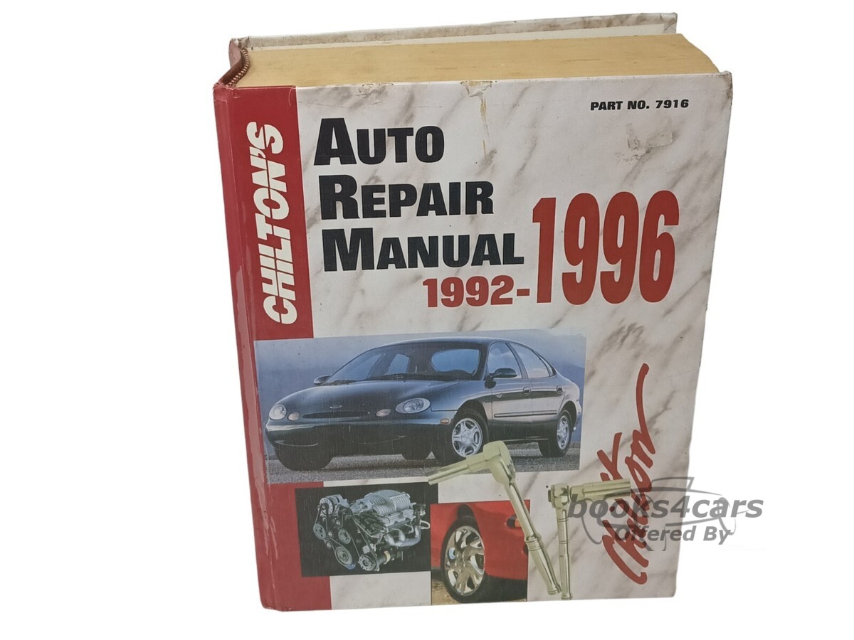 view cover of 1992-1996 Auto Repair Manual for all US & Canadian Models by Chiltons