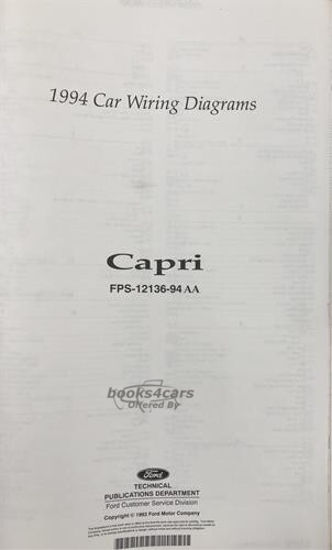 view cover of 1994 Capri 11