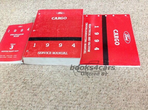 view cover of 1994 Cargo Truck Shop Service Repair Manual by Ford