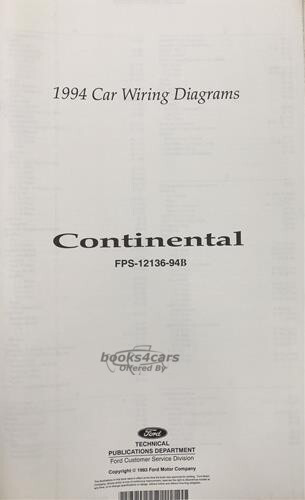 view cover of 1994 Continental 11