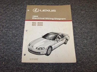 view cover of 1994 SC 300 400 Electrical Wiring Diagram Manual by Lexus SC300 SC400