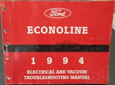view cover of 1994 Econoline Van Electrical Vacuum & Troubleshooting manual by Ford Truck
