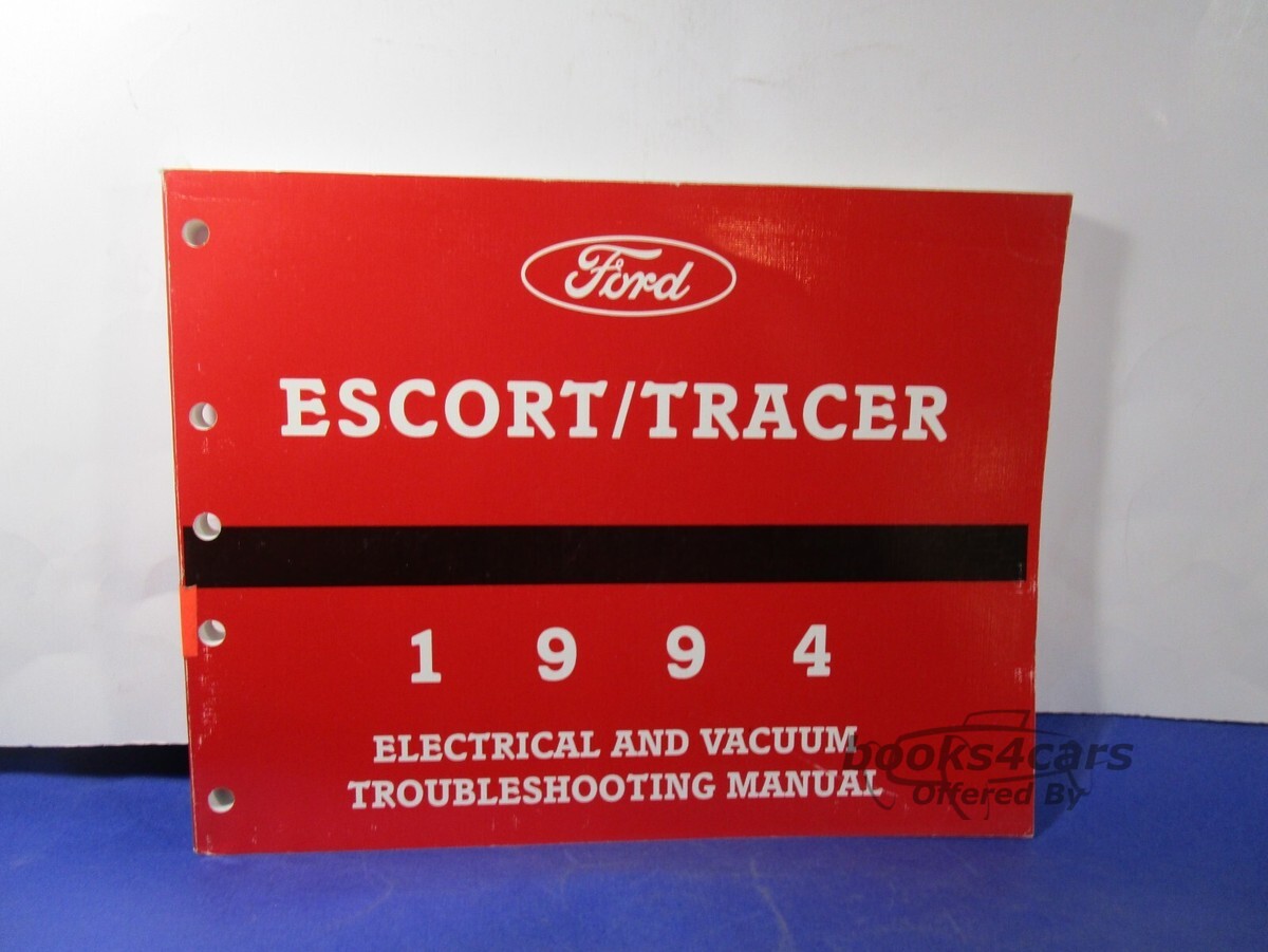 view cover of 1994 Escort Tracer Electrical & Vacuum Troubleshooting Manual by Ford & Mercury