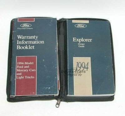view cover of 1994 Explorer owners manual by Ford Truck