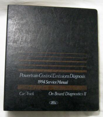 view cover of 1994 Powertrain Control / Emission Diagnosis OBD2 Service Manual by Ford Car for 3.8L Mustang & 4.6L Thunderbird & Cougar