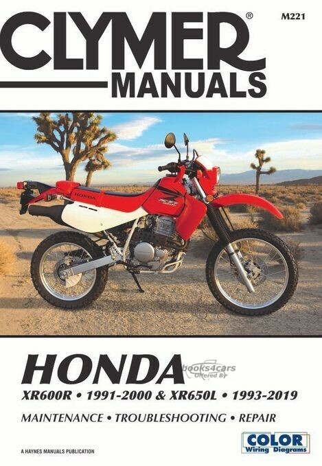 view cover of 1991-2019 XR600R XR650L Shop Service Repair Manual for Honda Motorcycle by Clymer Bikes