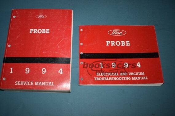 view cover of 1994 Probe Shop Service Repair Manual by Ford