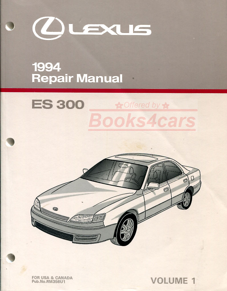 view cover of 1994 ES300 Engine, Auto transaxle, suspension & brakes Shop Service Repair Manual by Lexus for ES 300