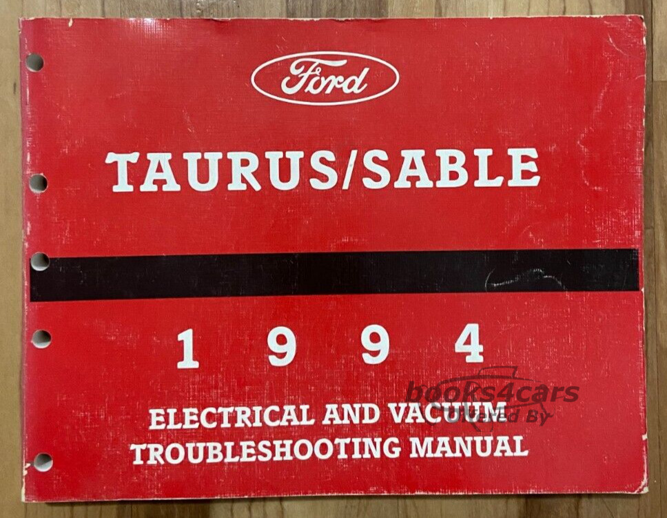 view cover of 1994 Taurus Sable Electrical & Vacuum Troubleshooting Manual by Ford & Mercury