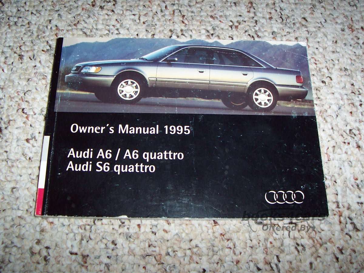 view cover of 1995 Owners Manual by Audi for A6 A6 Quattro & S6