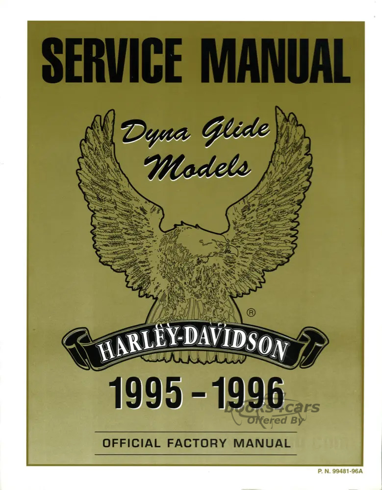 view cover of 1995-1996 Dyna Glide Shop Service Repair Manual in Spanish by Harley Davidson