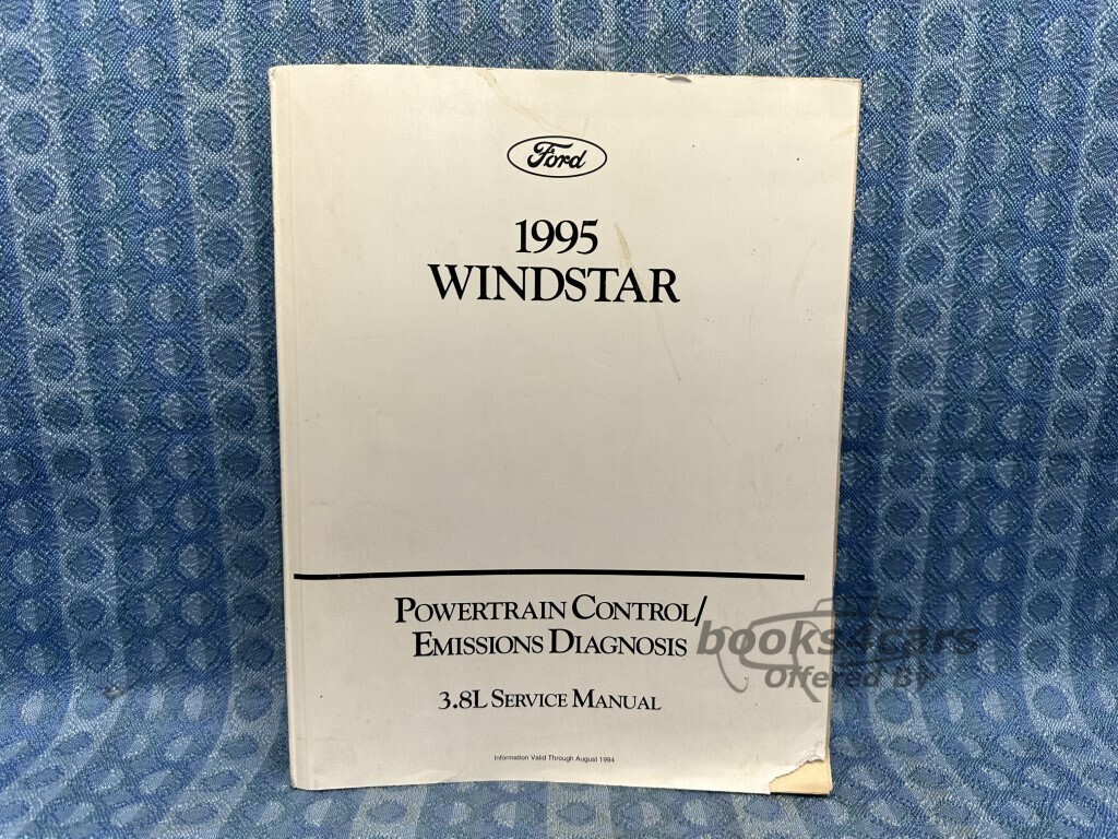 view cover of 1995 Windstar powertrain control & emissions diagnosis 3.8 L service manual by Ford