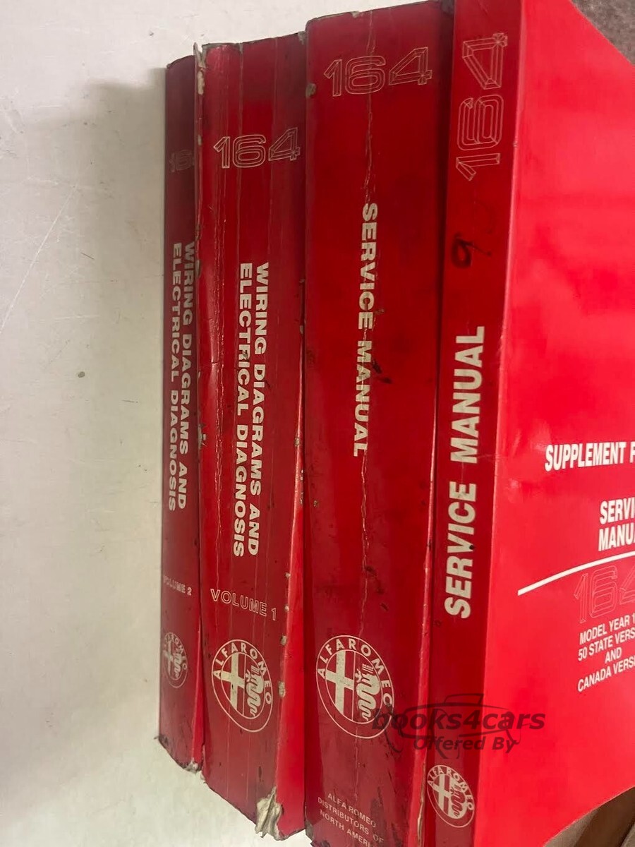view cover of 1995 164 wiring diagrams and electrical diagnosis shop service repair manual supplement by Alfa Romeo