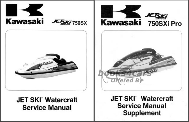 view cover of 1995 750SXi Service Manual by Kawasaki for 750 SXi